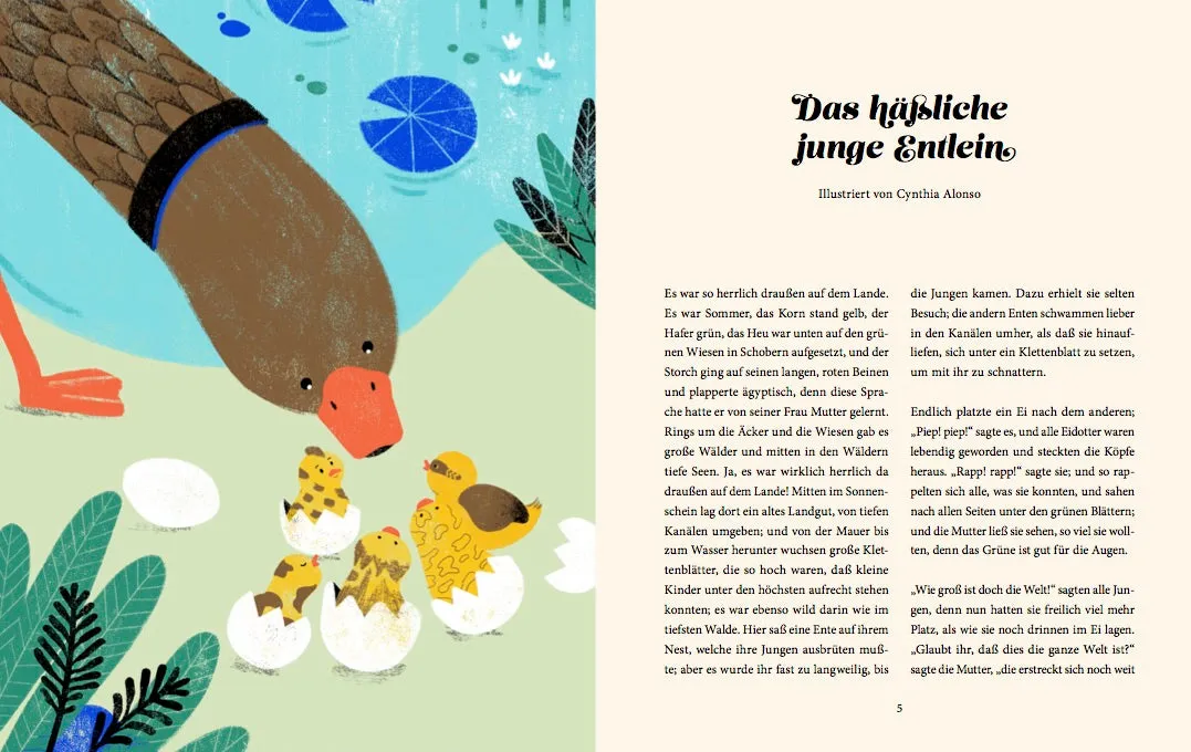 Gestalten Andersen Märchen Kinderbuch illustriert