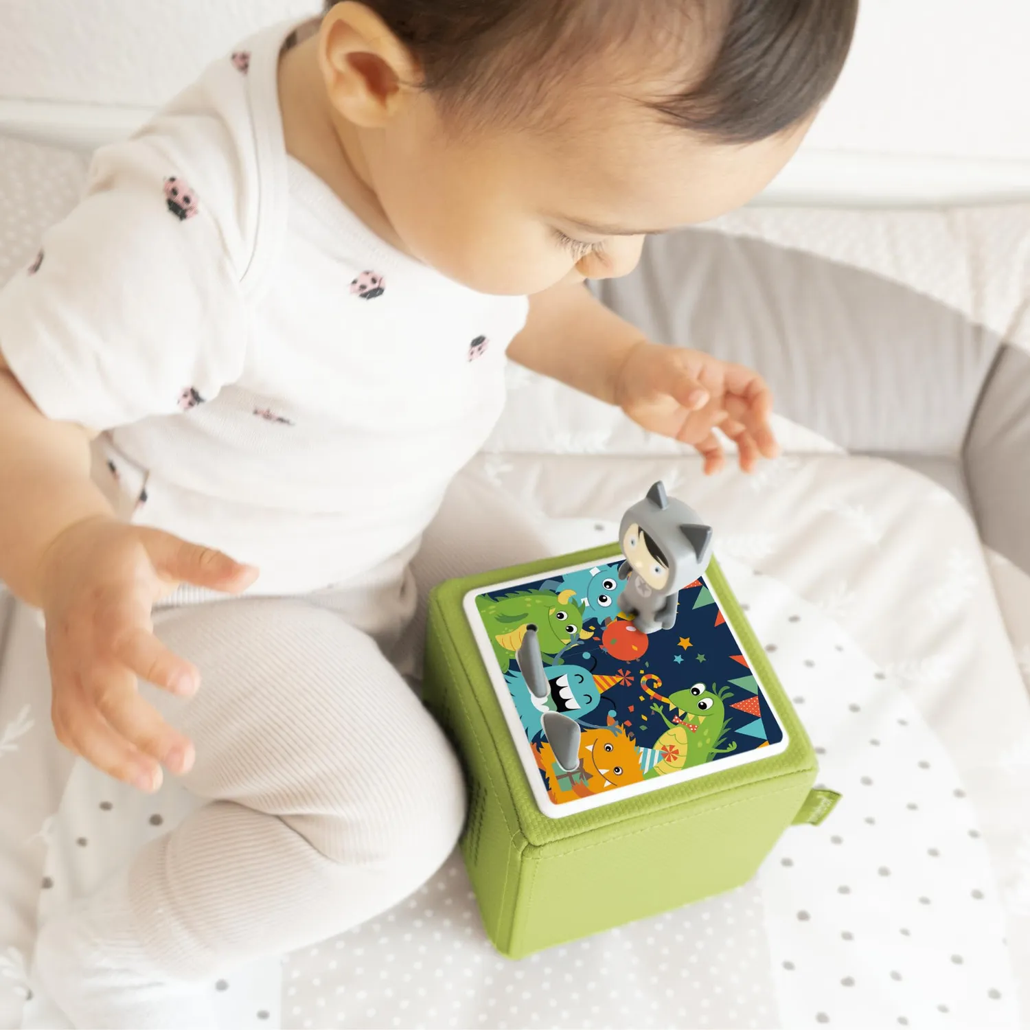 MeinBaby123 Toniebox Schutzfolie Monster Party Sticker bunt