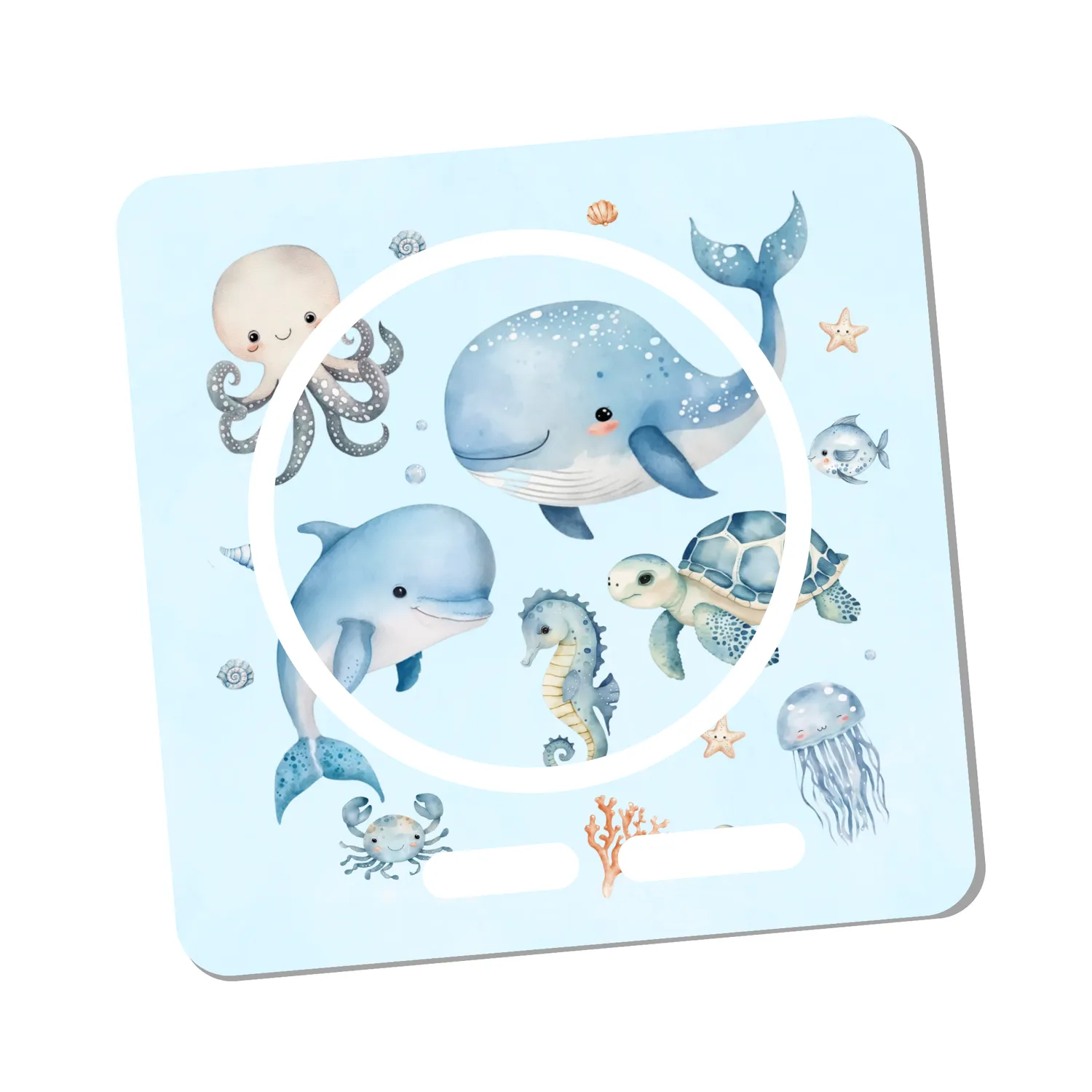 MeinBaby123 Toniebox 2 Schutzfolie Unterwasserwelt Blau