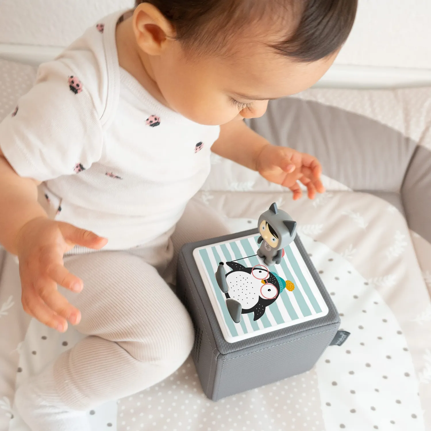 MeinBaby123 Toniebox Schutzfolie Pinguin Flossen 3D-Effekt