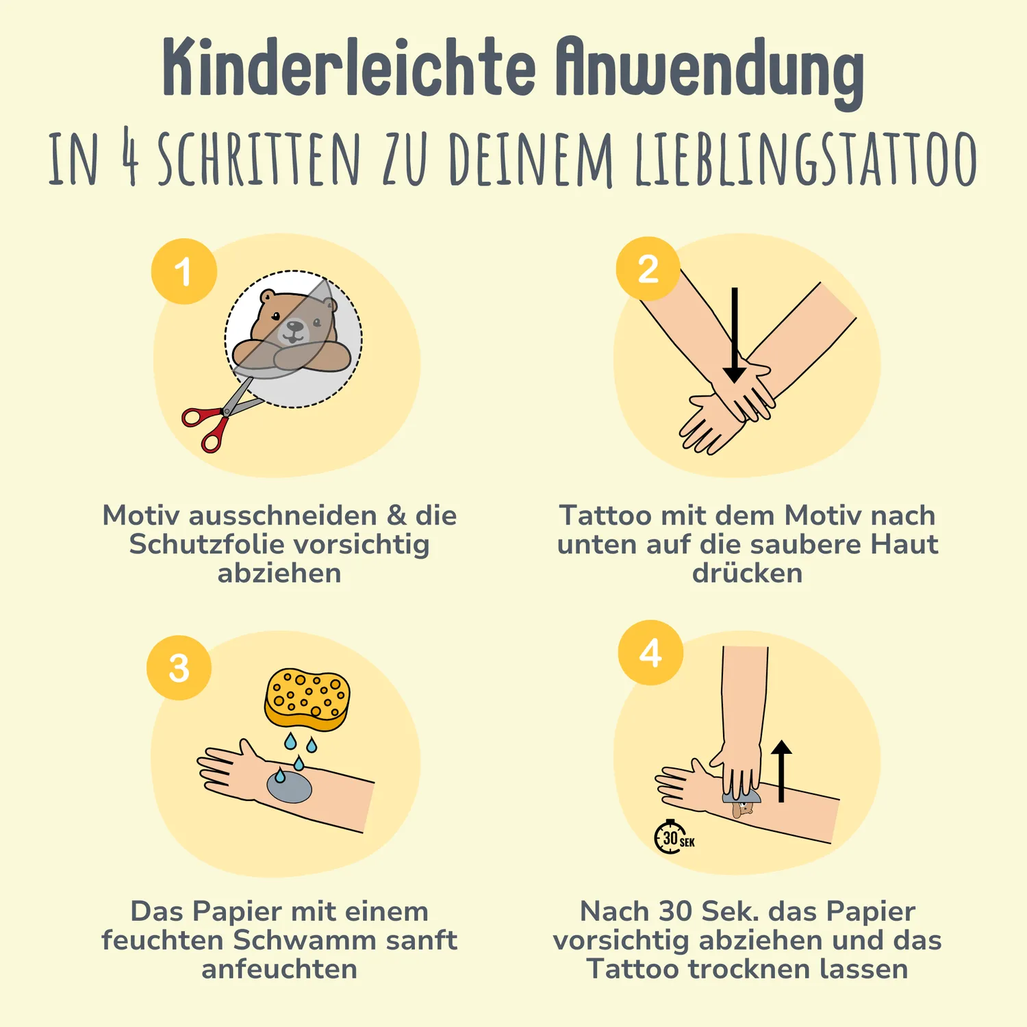 MeinBaby123 Bagger Kinder Tattoos 110er hautfreundlich