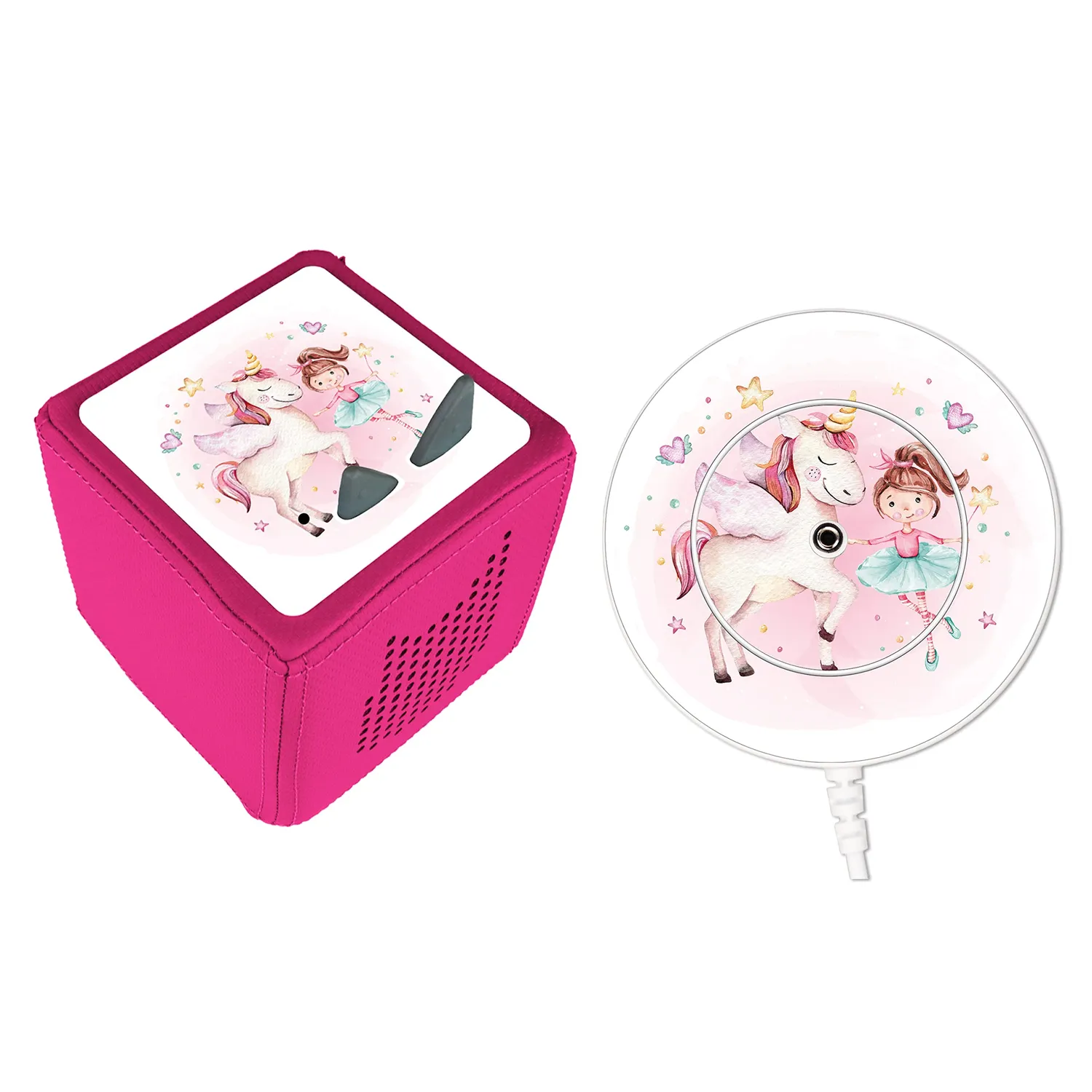 MeinBaby123 Toniebox Einhorn & Ballerina Schutzfolie 2er Set