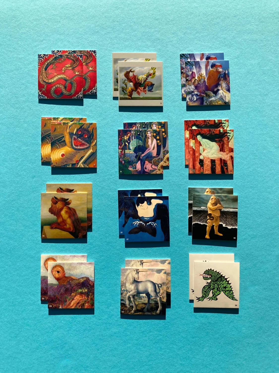 Seemann Henschel Die Welt der Fabelwesen Memo Spiel 36 Motive