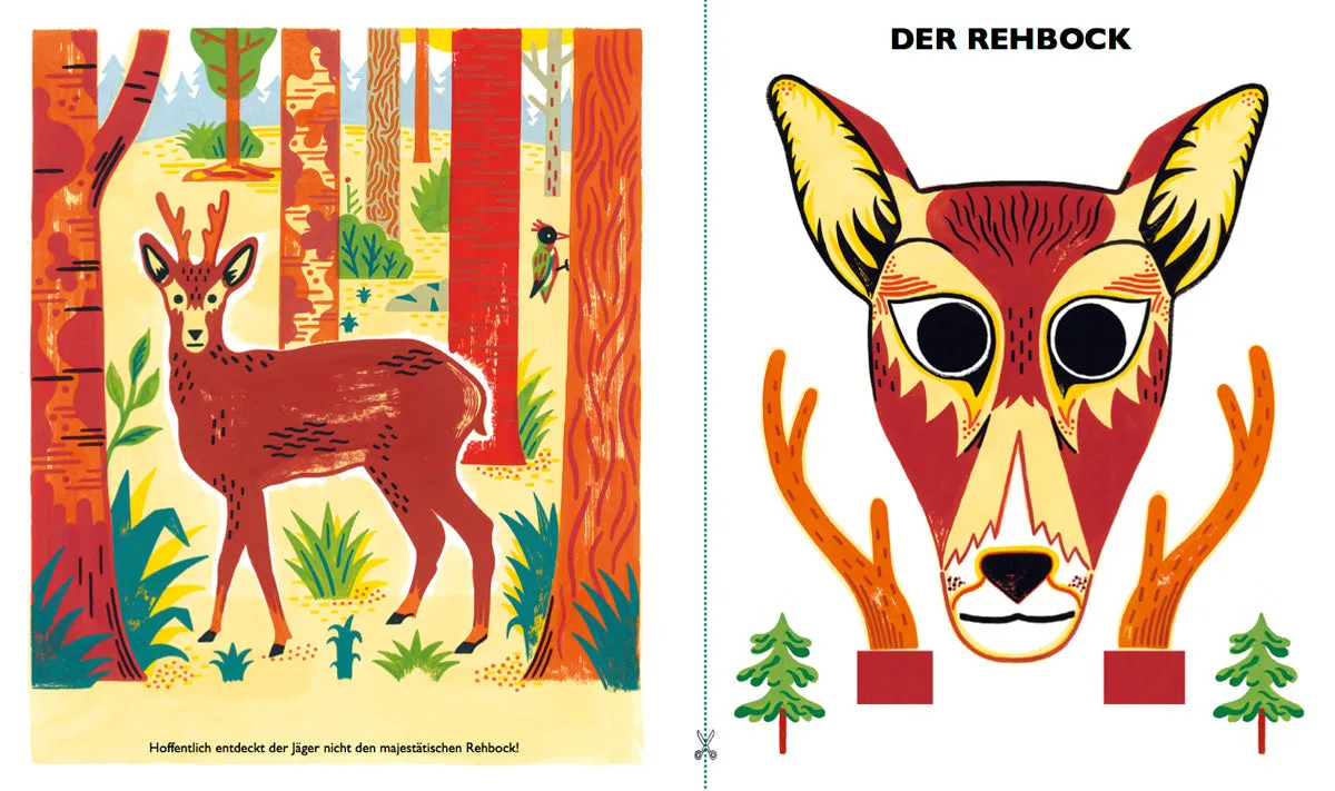 Little Gestalten Im Wald der Masken Bilderbuch Masken 3-5 Jahre