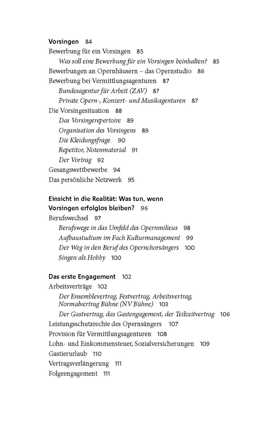 Seemann Henschel Traumberuf Opernsänger Buch Ausbildung