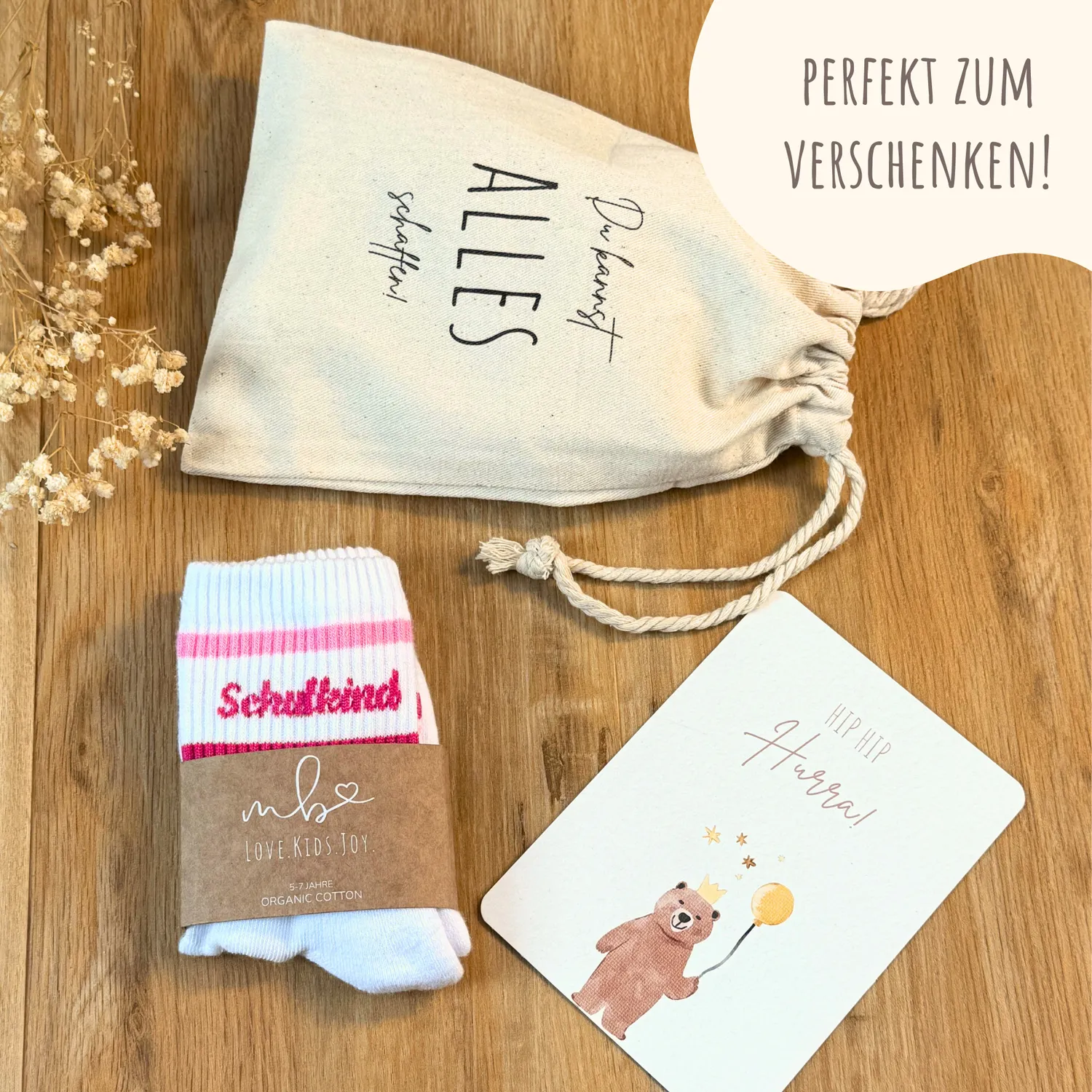 MeinBaby123 Schulkind Socken Pink Baumwolle 1 Paar
