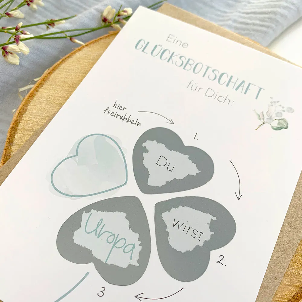 MINTKIND Rubbelkarte Du wirst Uropa DIN A6 Kraft