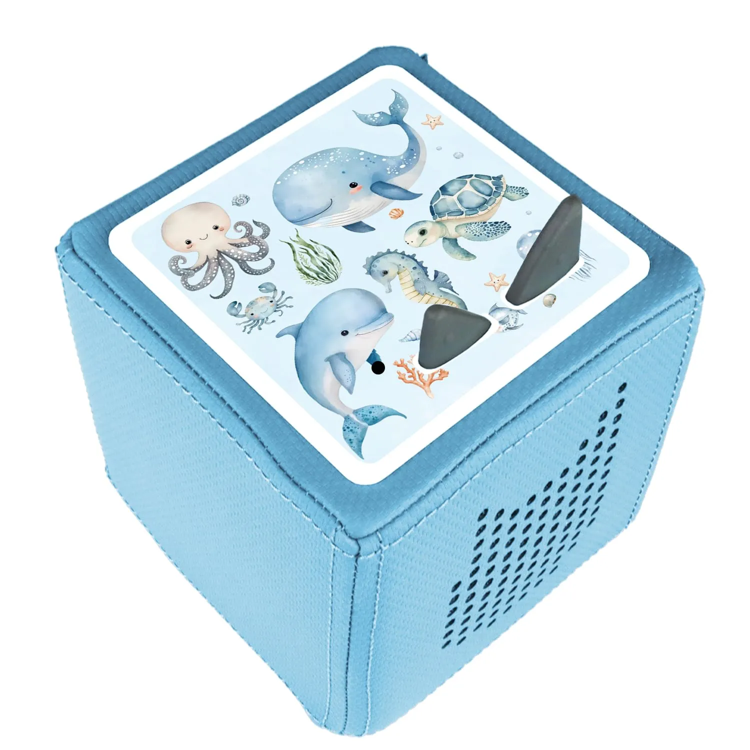 MeinBaby123 Toniebox Unterwasserwelt Schutzfolie blau wasserfest