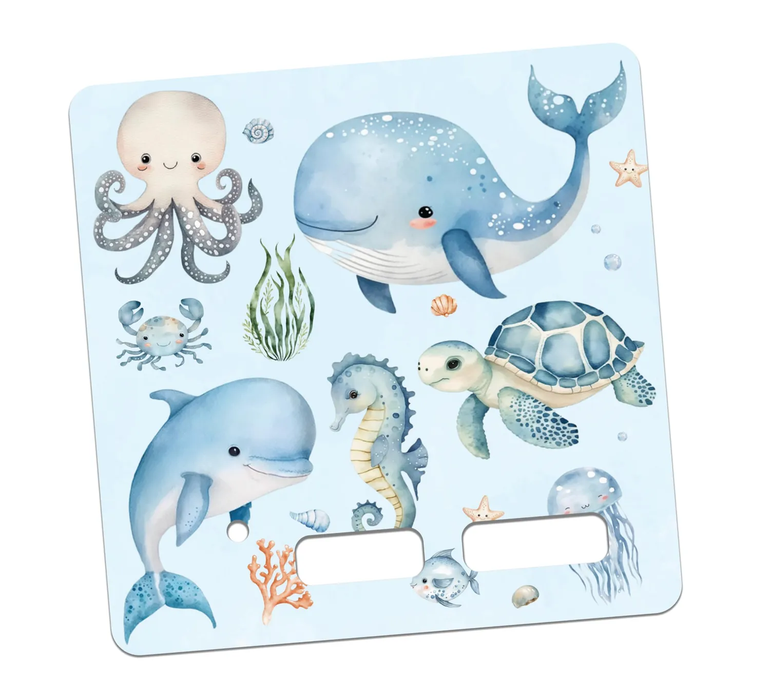 MeinBaby123 Toniebox Unterwasserwelt Schutzfolie blau wasserfest