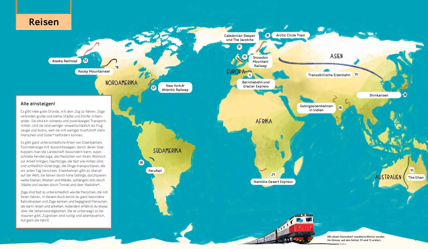 Kleine Gestalten Reisen mit der Eisenbahn Kinderbuch