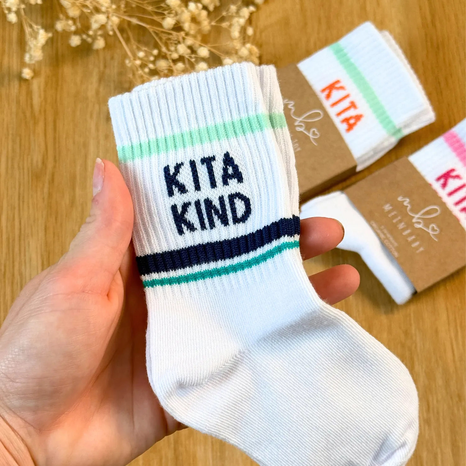 MeinBaby123 Kitakind Socken Blau 2-4 Jahre 1 Paar