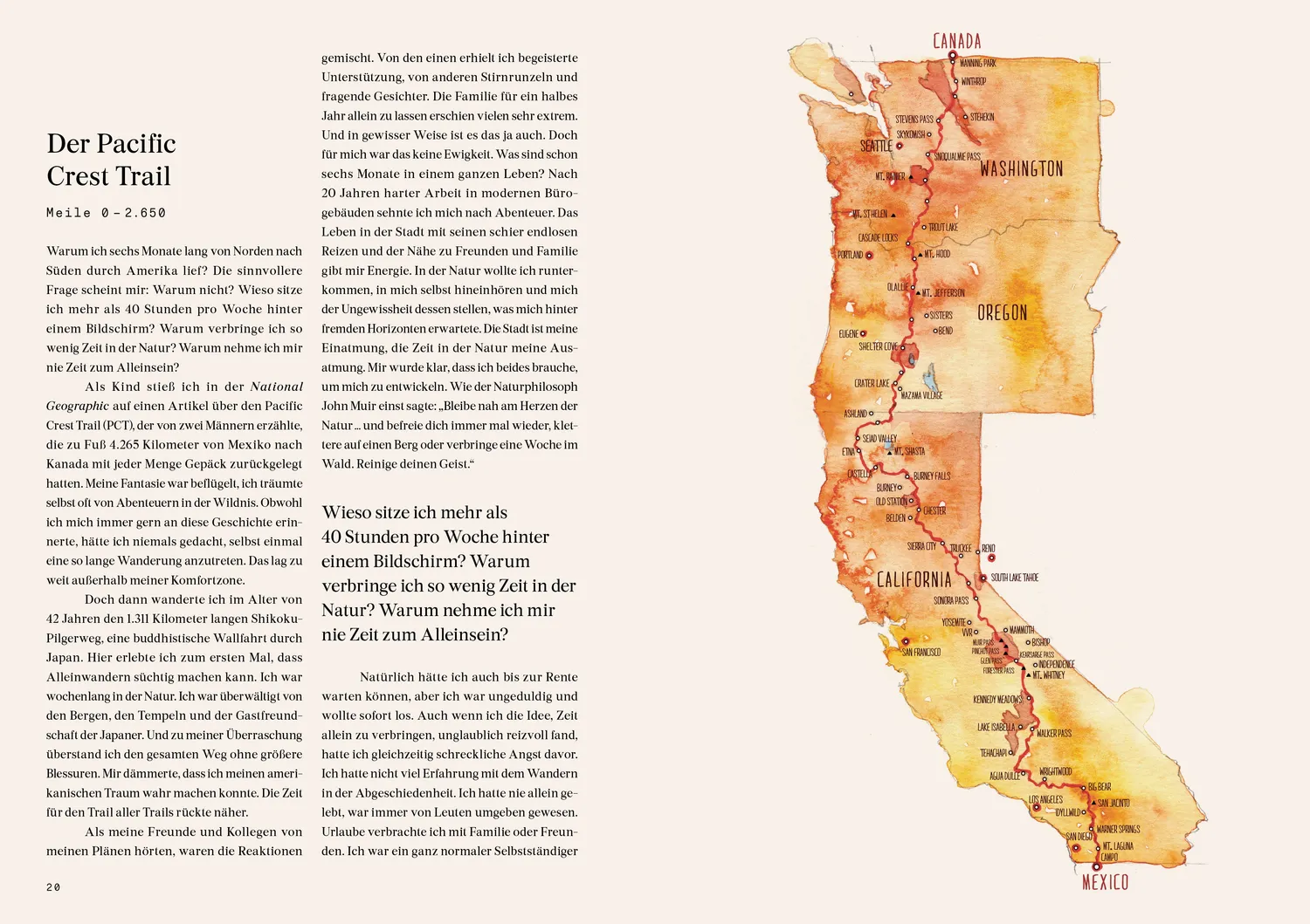 Gestalten Allein Bildband deutsch Pacific Crest Trail
