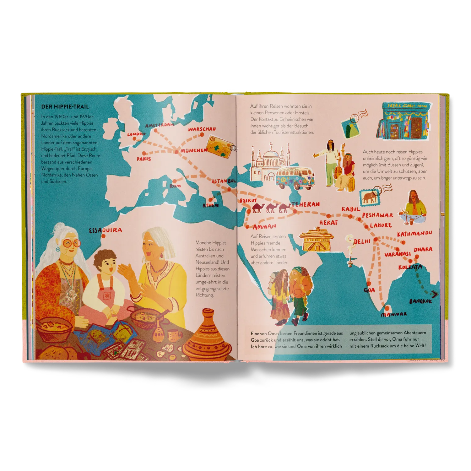 Kleine Gestalten Oma ist ein Hippie Kinderbuch ab 5