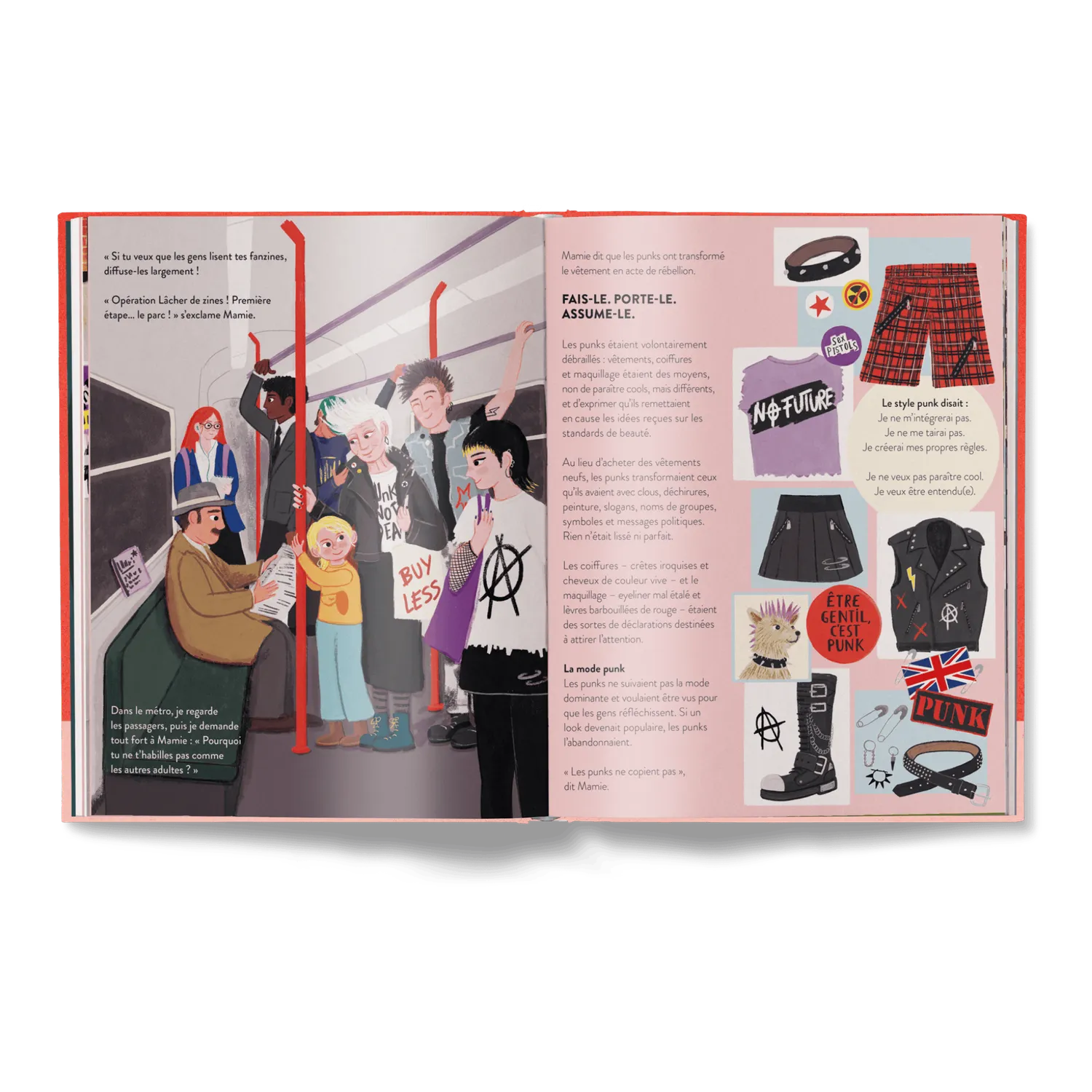 Little Gestalten Ma mamie est une punk Kinderbuch