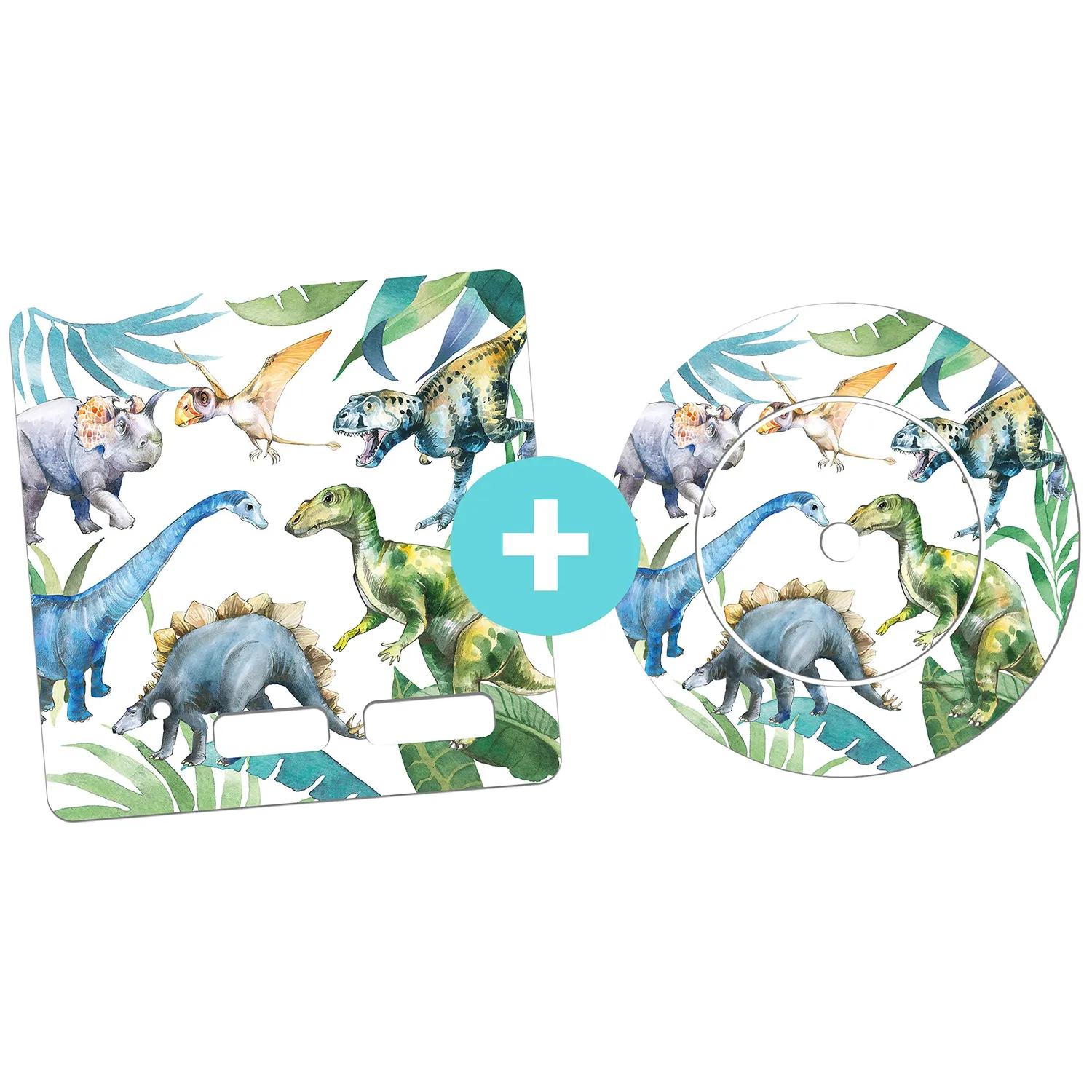 MeinBaby123 Toniebox Schutzfolie Dinosaurier Dschungel 2er