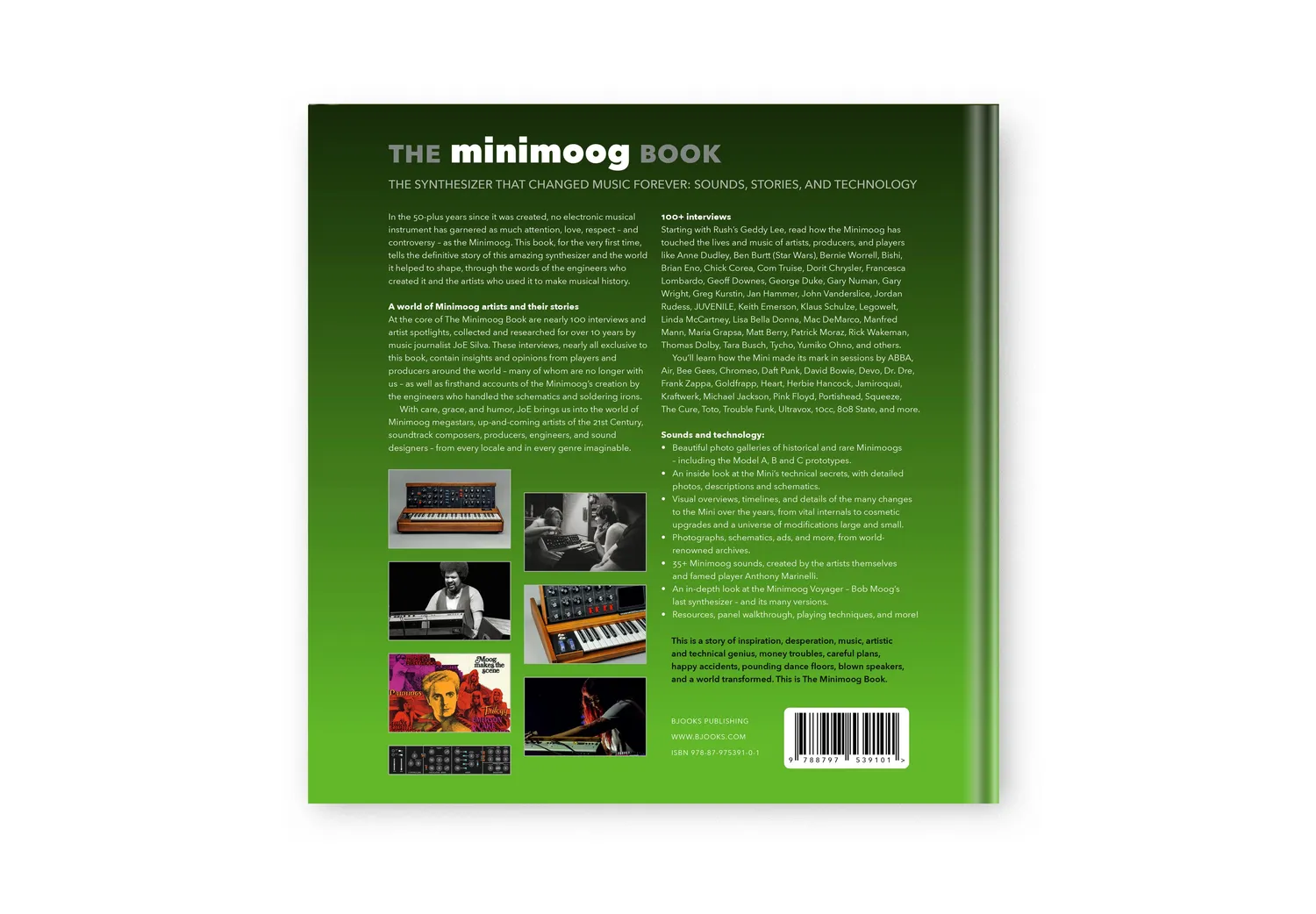 Bjooks The Minimoog Book Bildband gebunden Synthesizer-Geschichte