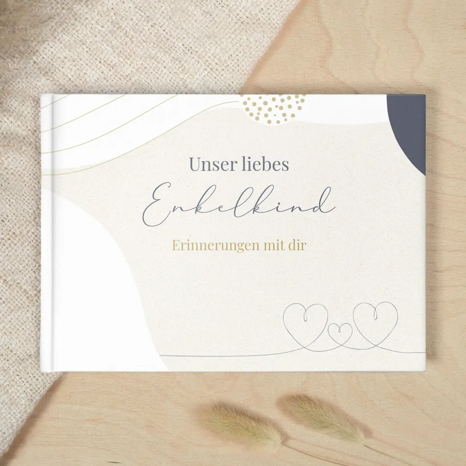 MINTKIND Unser liebes Enkelkind Erinnerungsalbum A5 quer 96 Seiten