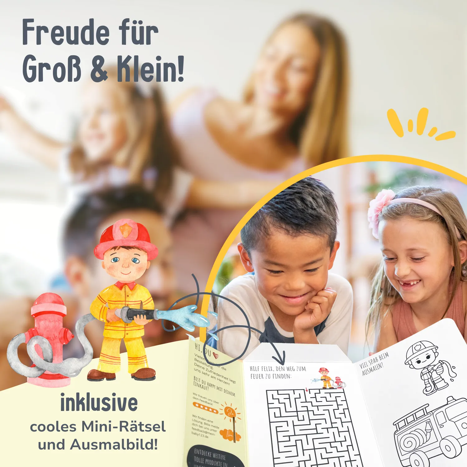 MeinBaby123 Bagger Kinder Tattoos 110er hautfreundlich