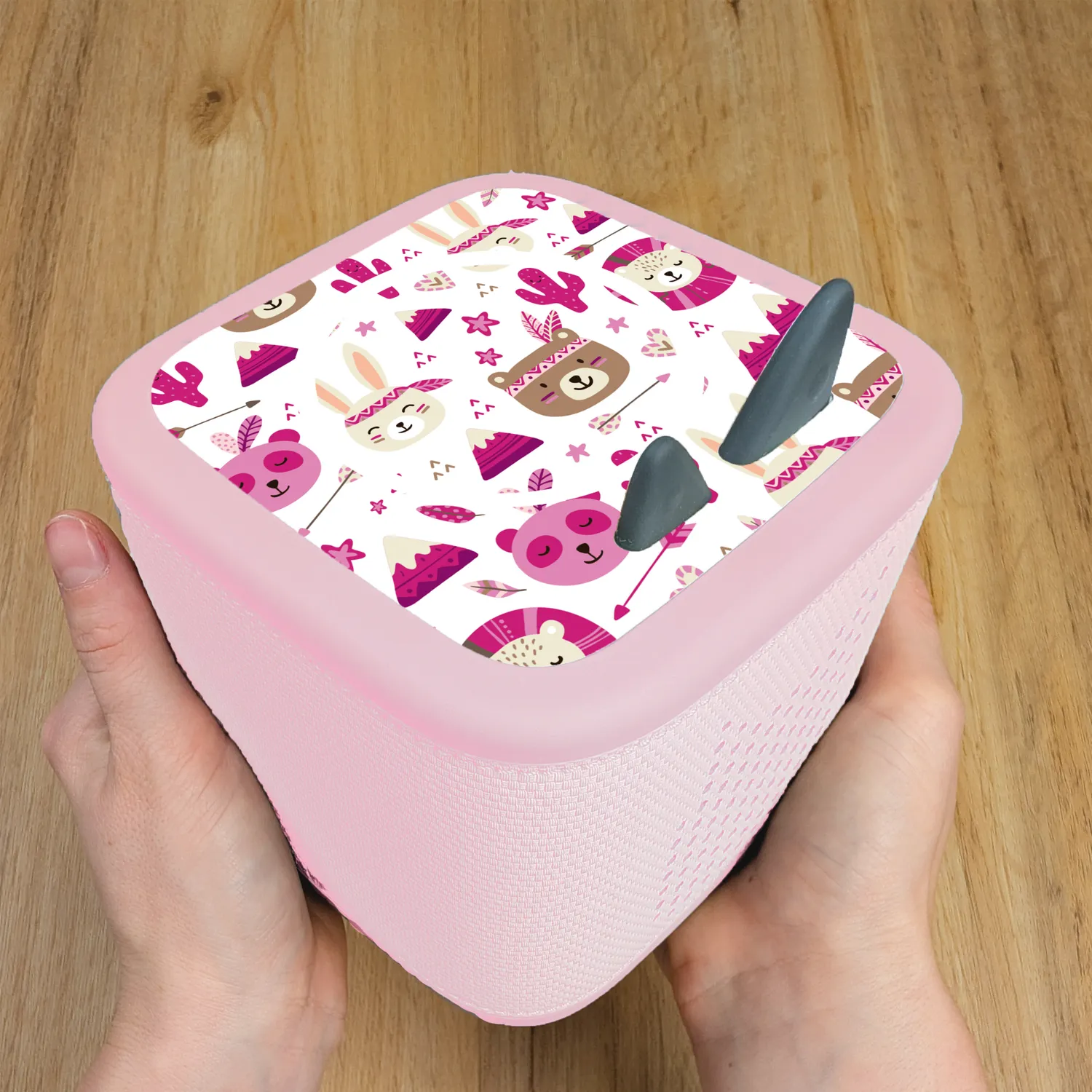 MeinBaby123 Toniebox 2 Schutzfolie Sticker Boho Pink