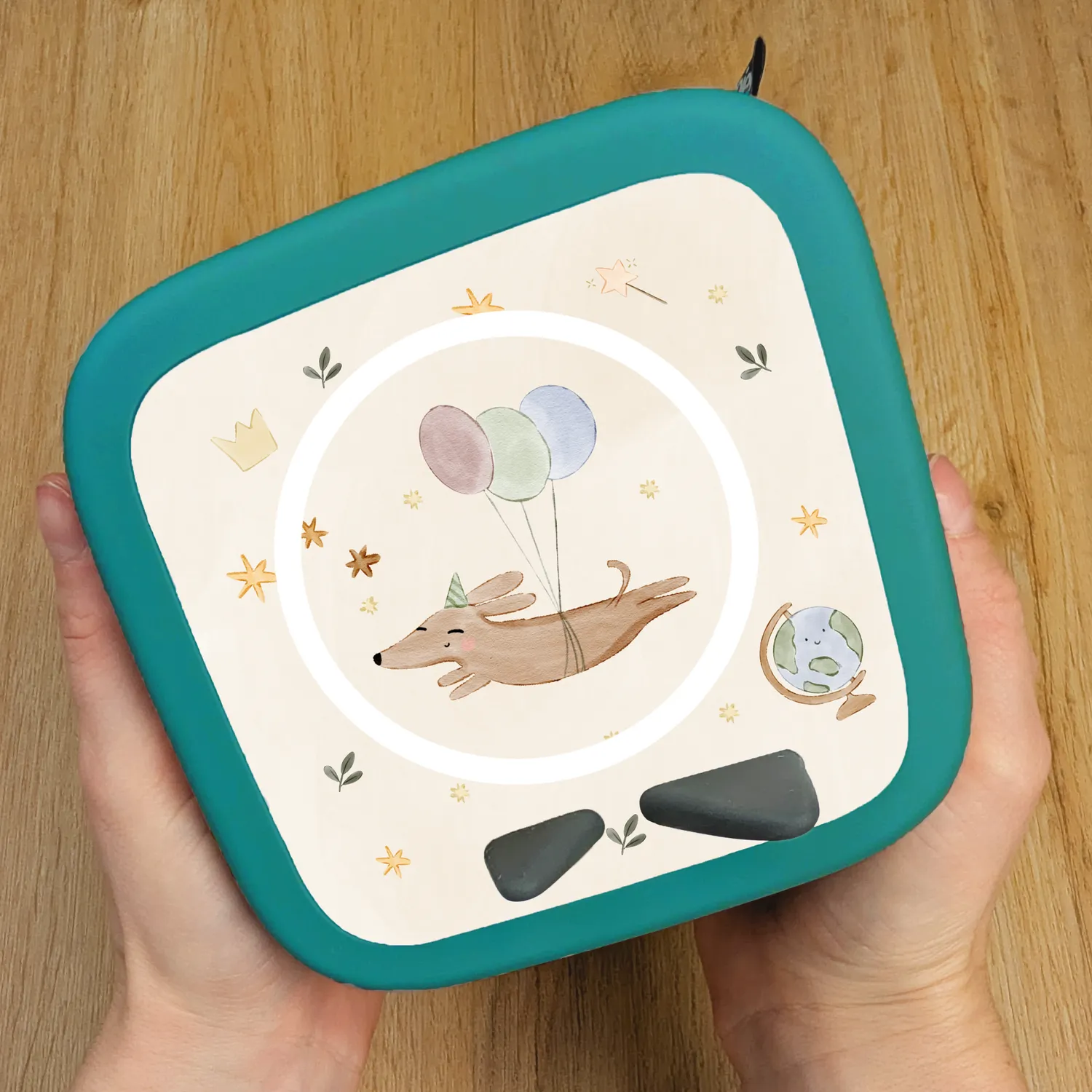 MeinBaby123 Toniebox 2 Schutzfolie Hund Luftballons Sticker