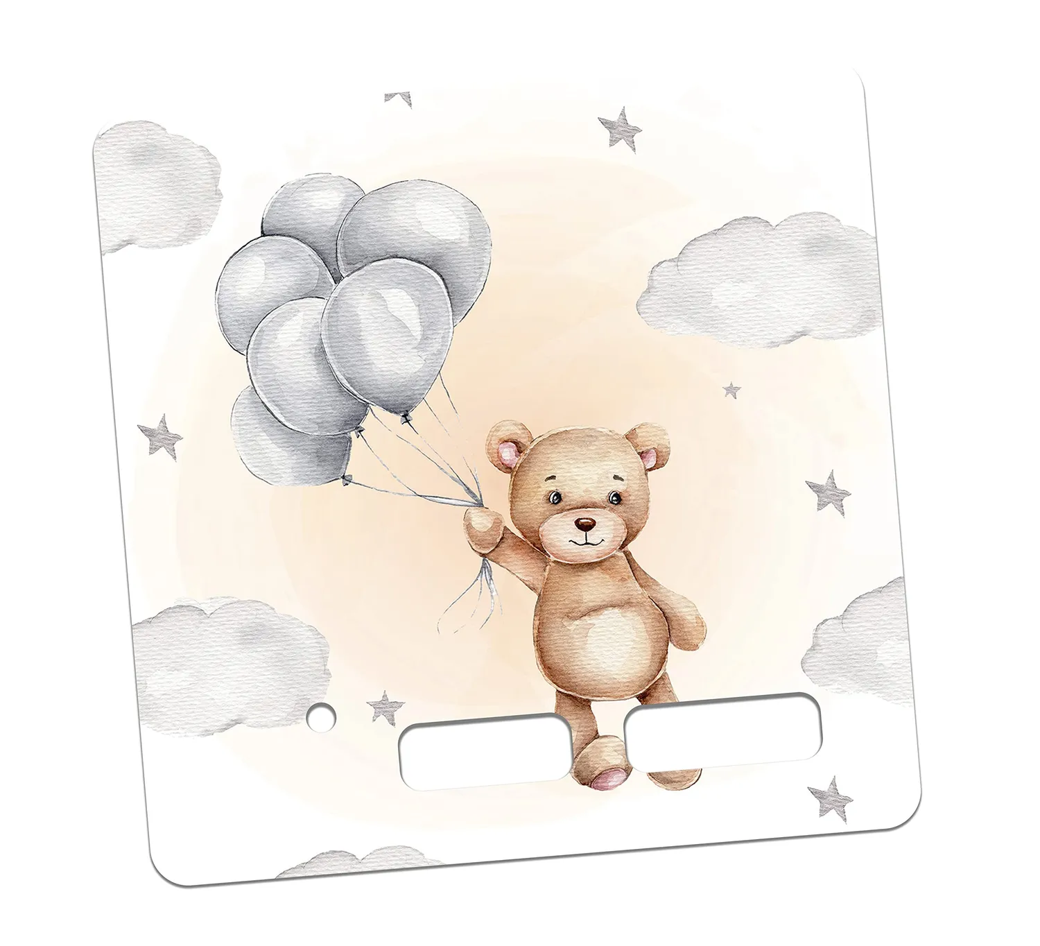 MeinBaby123 Toniebox Schutzfolie Teddy mit Luftballon