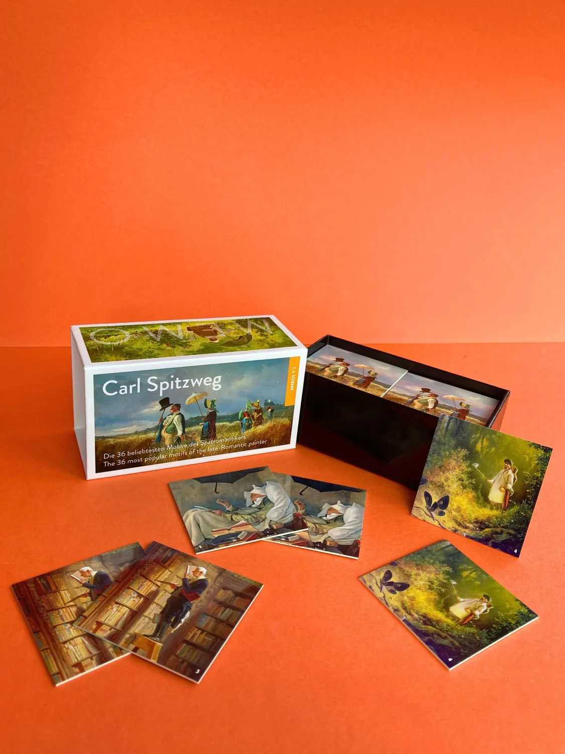 Seemann Henschel Carl Spitzweg Memo-Spiel 36 Karten Bildpaare