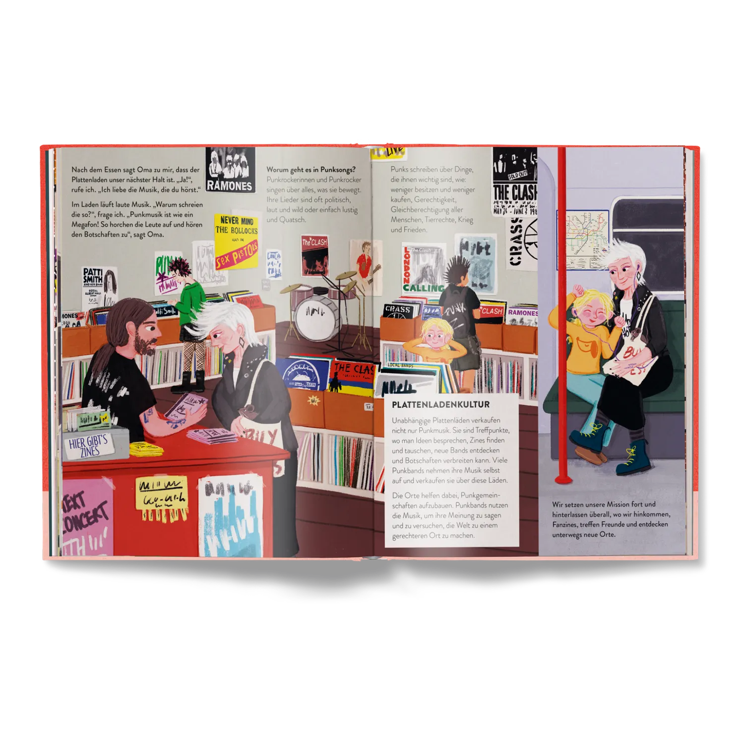 Kleine Gestalten Oma ist ein Punk Bilderbuch DIY