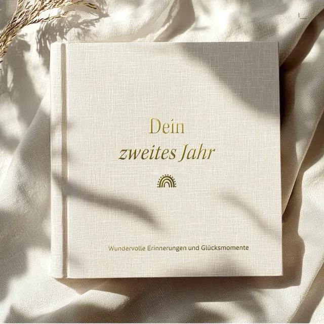 MeinBaby123 Babyalbum Dein zweites Jahr Leinen gebunden