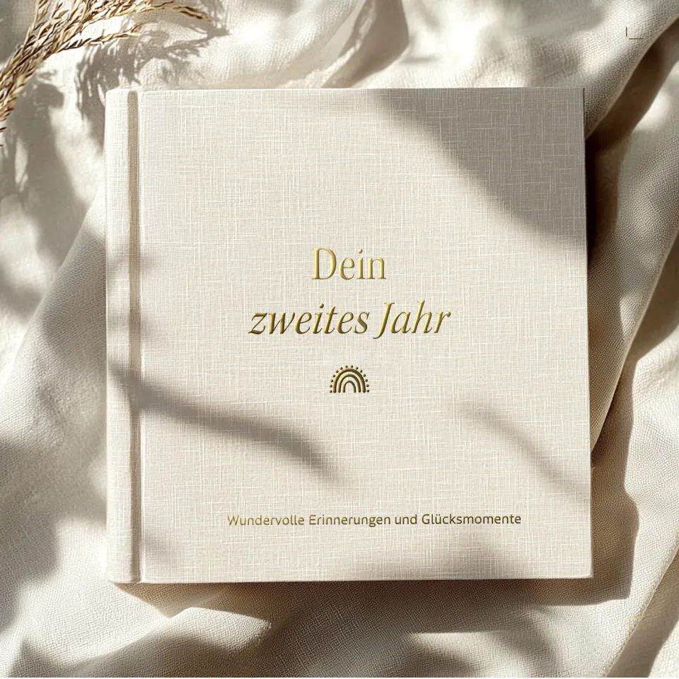MeinBaby123 Babyalbum Dein zweites Jahr Leinen gebunden