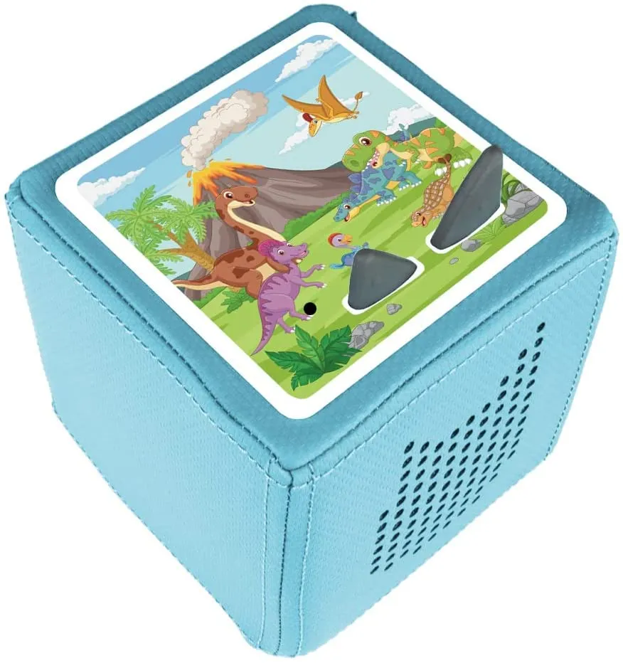 MeinBaby123 Toniebox Schutzfolie Dinos 2er Set Sticker