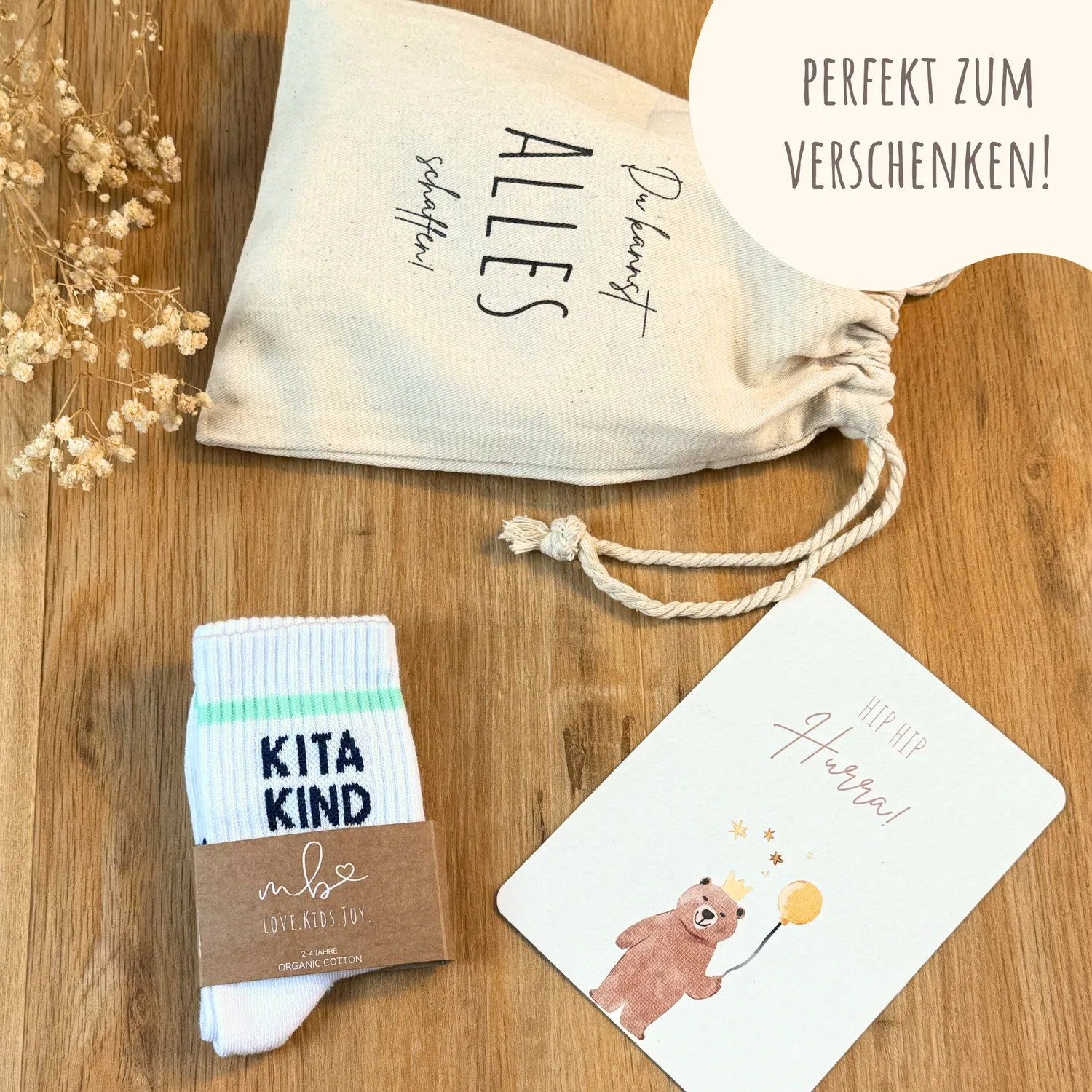 MeinBaby123 Kitakind Socken Blau 2-4 Jahre 1 Paar