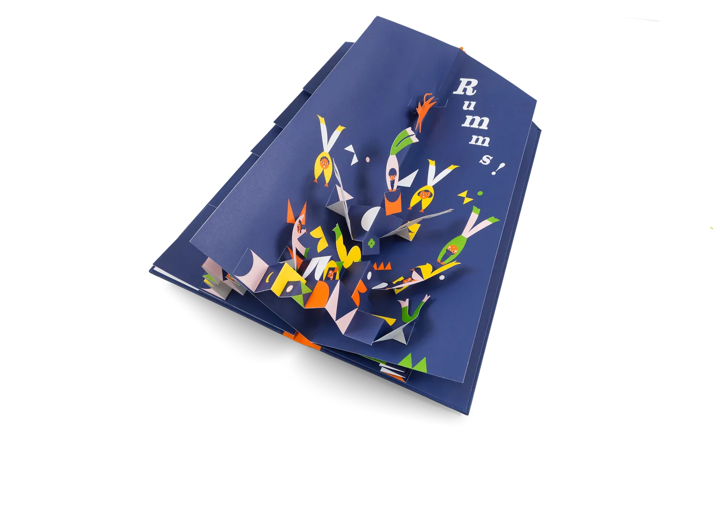 Kleine Gestalten Eins zwei drei die Akrobaten Pop-up-Buch