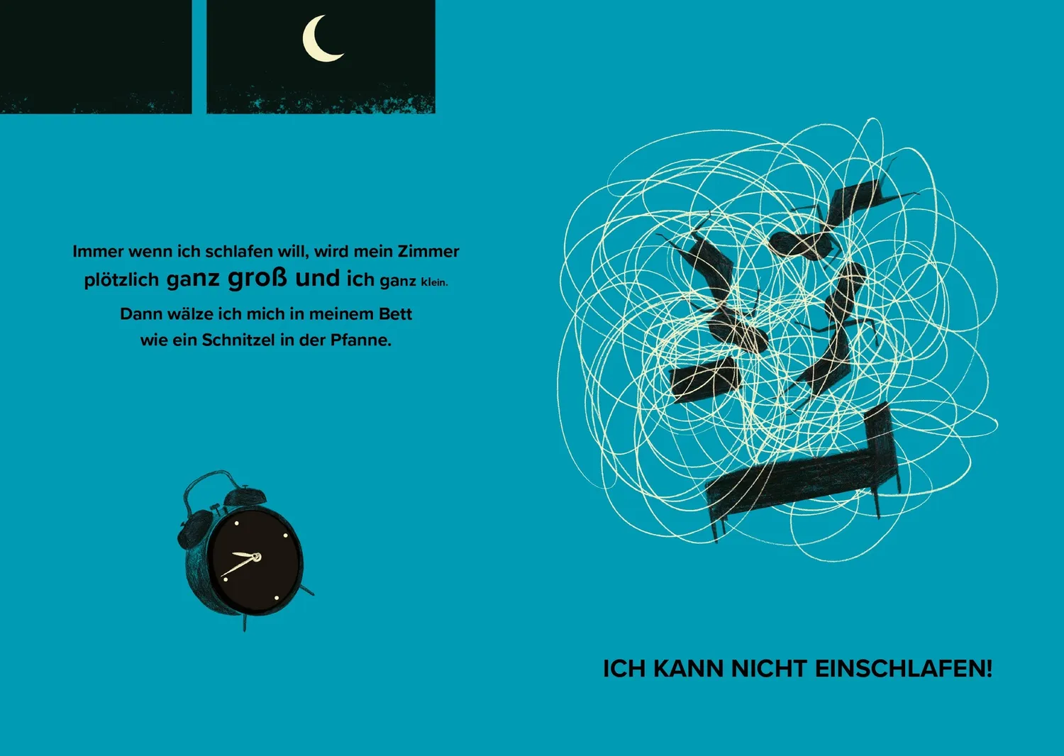 Kleine Gestalten Ich kann nicht einschlafen Pappbilderbuch ab 3 Jahren
