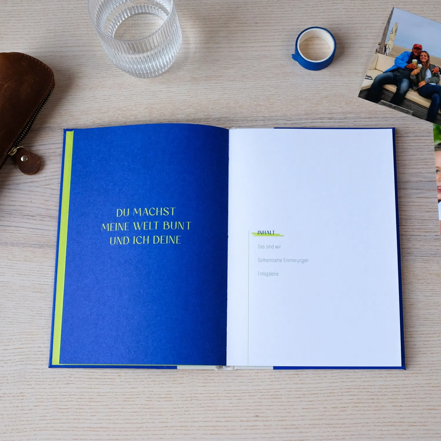 MINTKIND Papa Buch zum Ausfüllen Geschenkbuch mit Sticker
