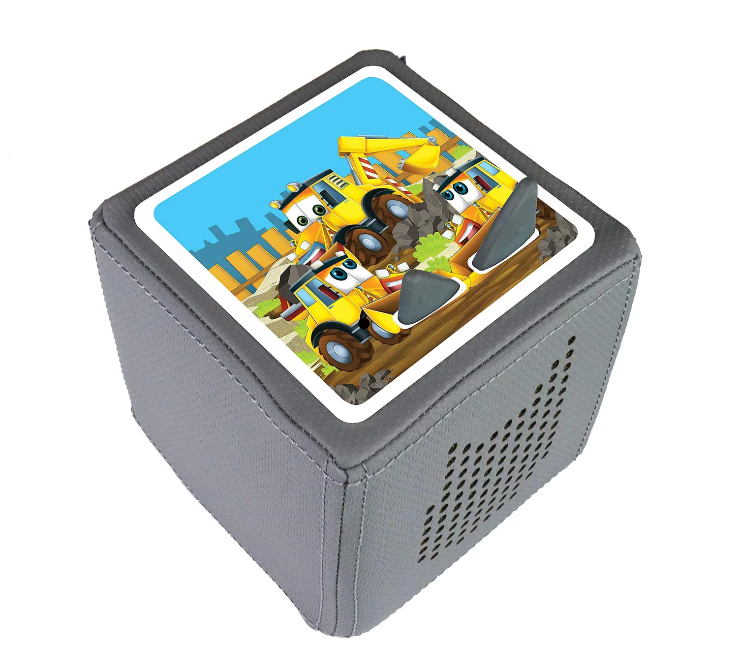 MeinBaby123 Toniebox Bagger Kumpel Schutzfolie Baustelle wasserfest