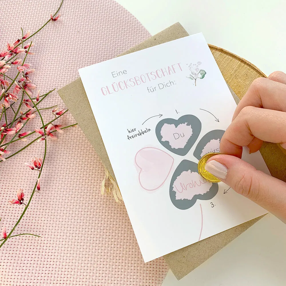 MINTKIND Du wirst Uroma Rubbelkarte mit Umschlag