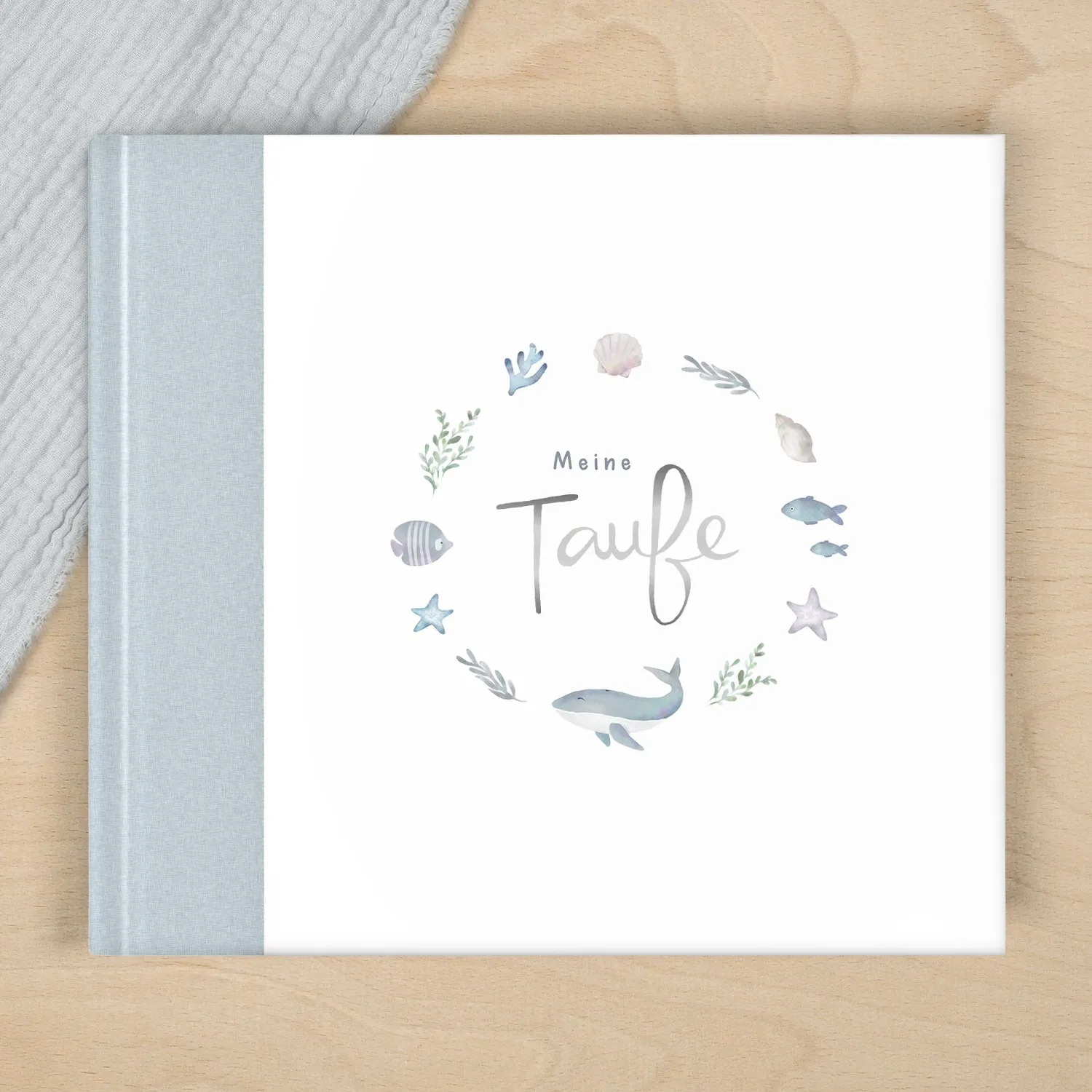 MINTKIND Meine Taufe Gästebuch Wald Tauferinnerung 72 Seiten