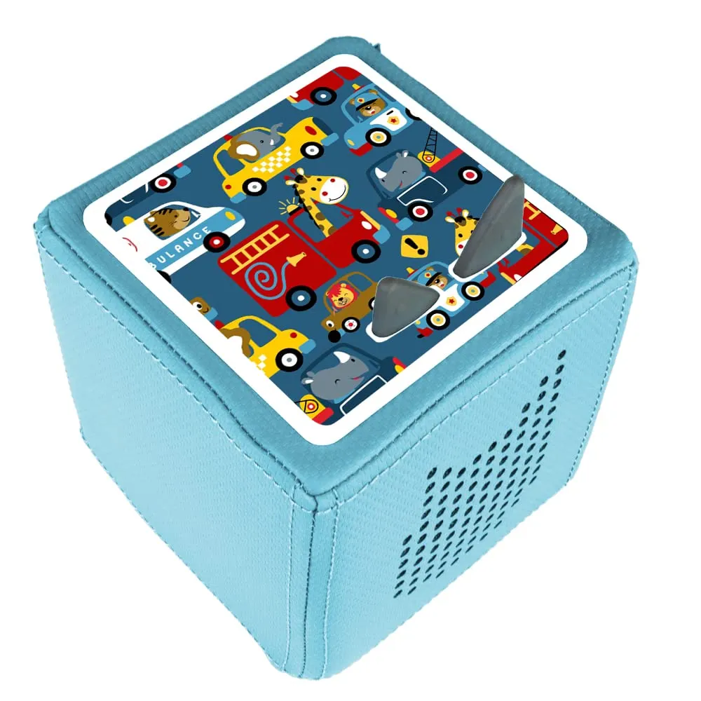 MeinBaby123 Feuerwehr Polizei Toniebox Schutzfolie Set
