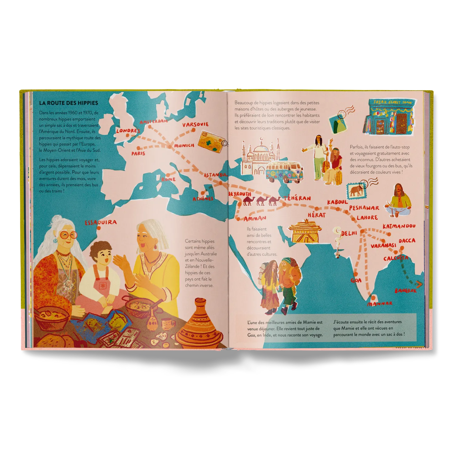 Little Gestalten Ma mamie est une hippie Bilderbuch