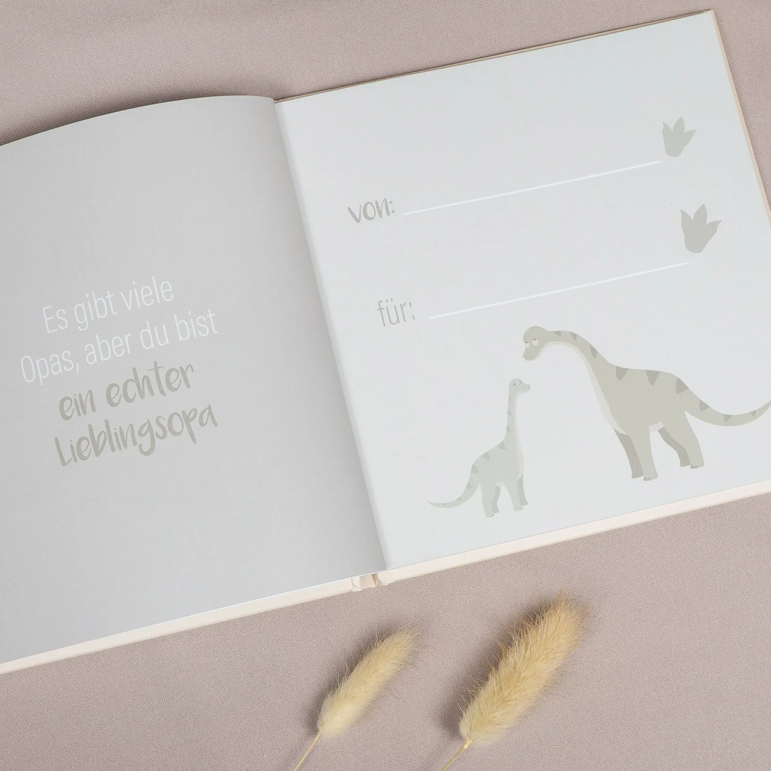MINTKIND Opa Du bist toll Geschenkbuch Hardcover 32 Seiten