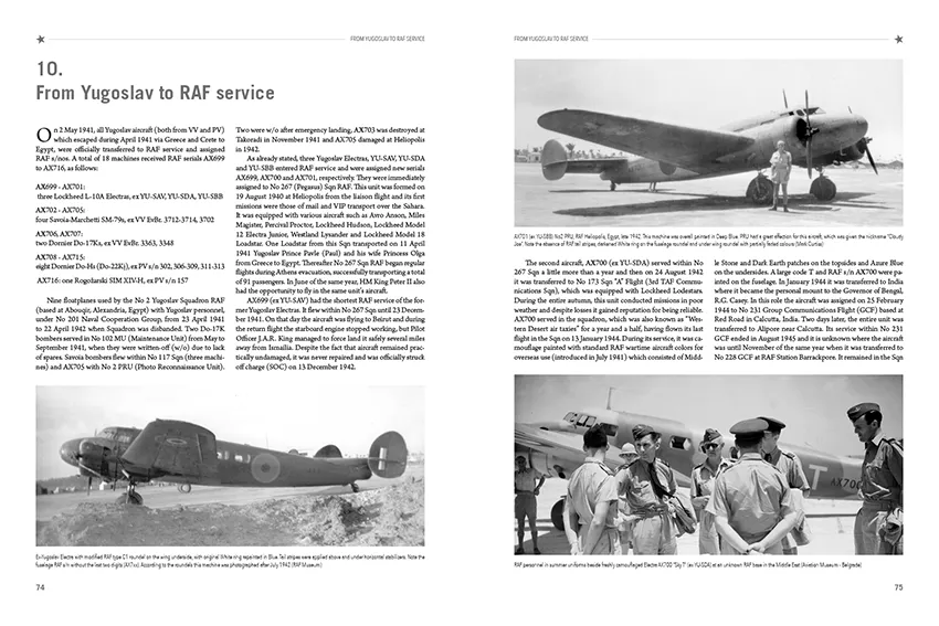 Canfora Publishing Yugoslav Electras From Aeroput Airlines to RAF Bildband