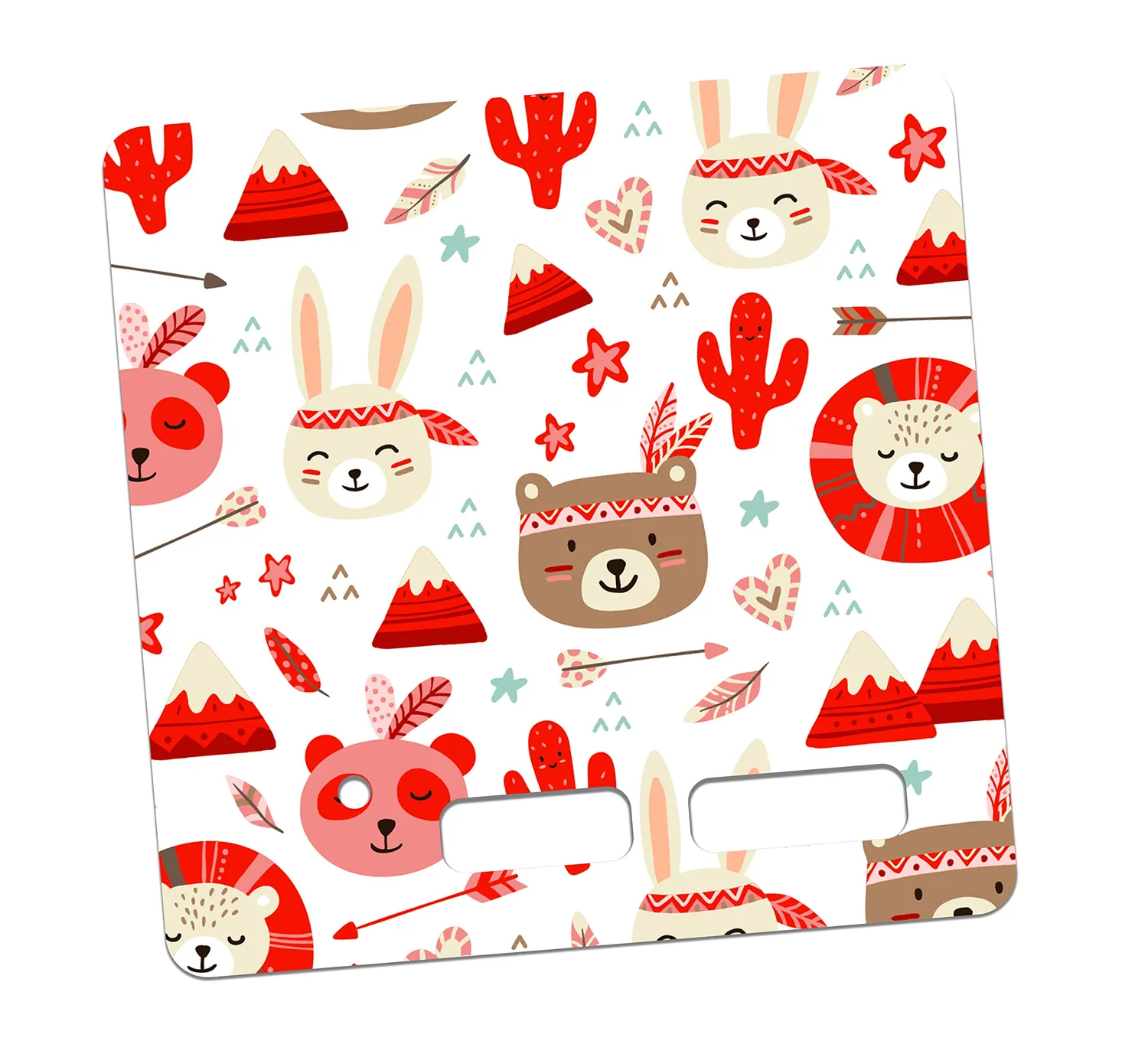 MeinBaby123 Boho Tiere Rot Toniebox Schutzfolie