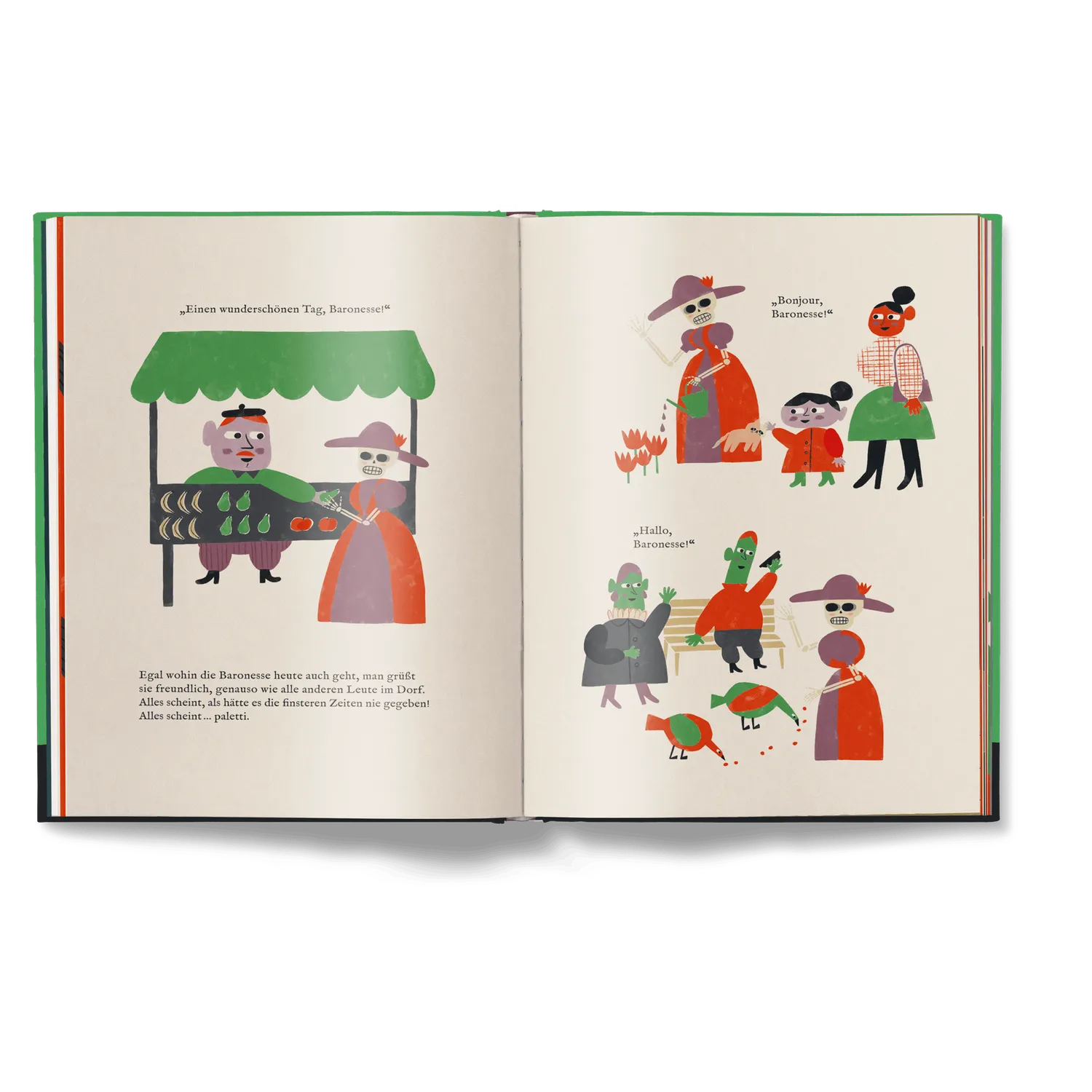 Kleine Gestalten Baronesse Gruselia Kinderbuch leuchtend