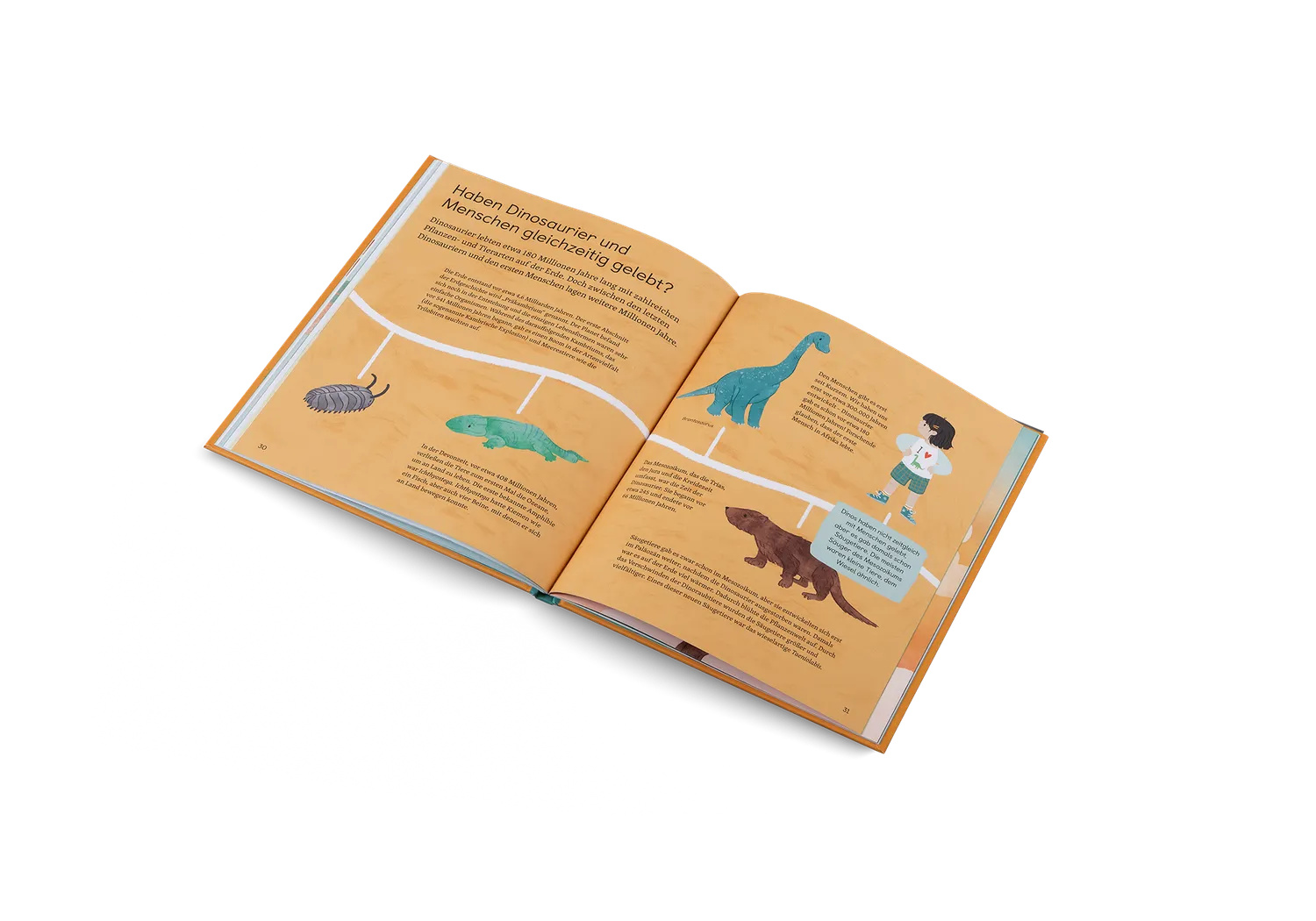 Kleine Gestalten Frag mich was über Dinosaurier Kinderbuch