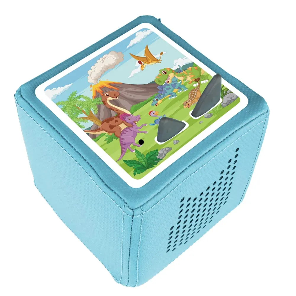 MeinBaby123 Dinosaurier Vulkan Toniebox Schutzfolie Sticker
