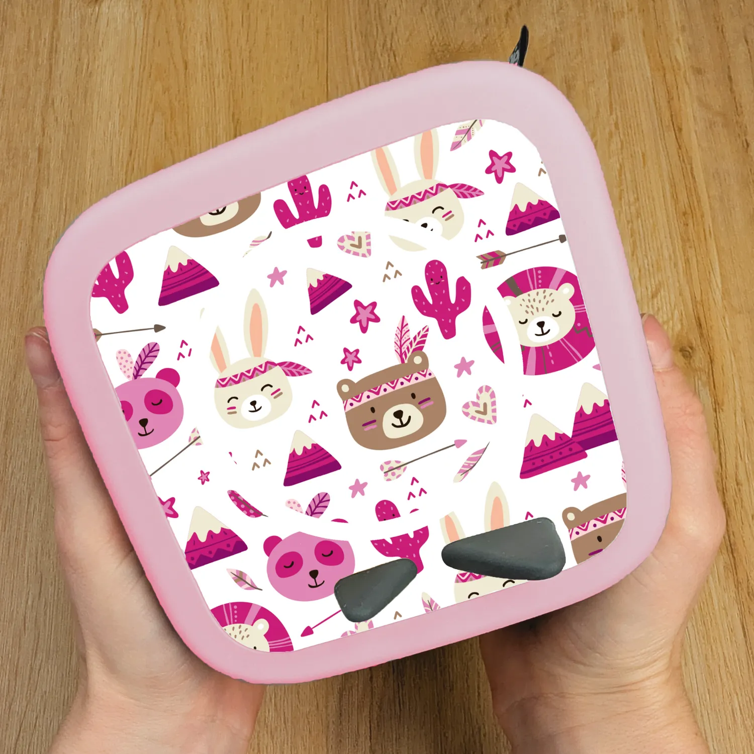 MeinBaby123 Toniebox 2 Schutzfolie Sticker Boho Pink