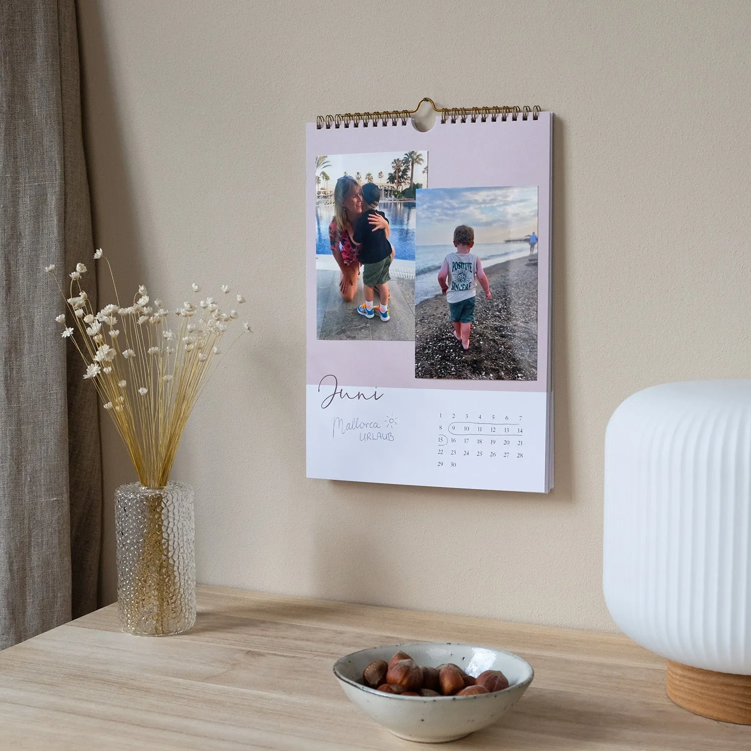 MINTKIND kind of hazel Bastelkalender A4 Ringbindung