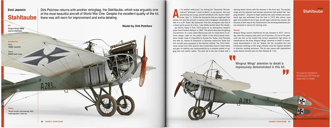Canfora Wingspan Vol.5 Flugzeug Bildband 1:32 WW1