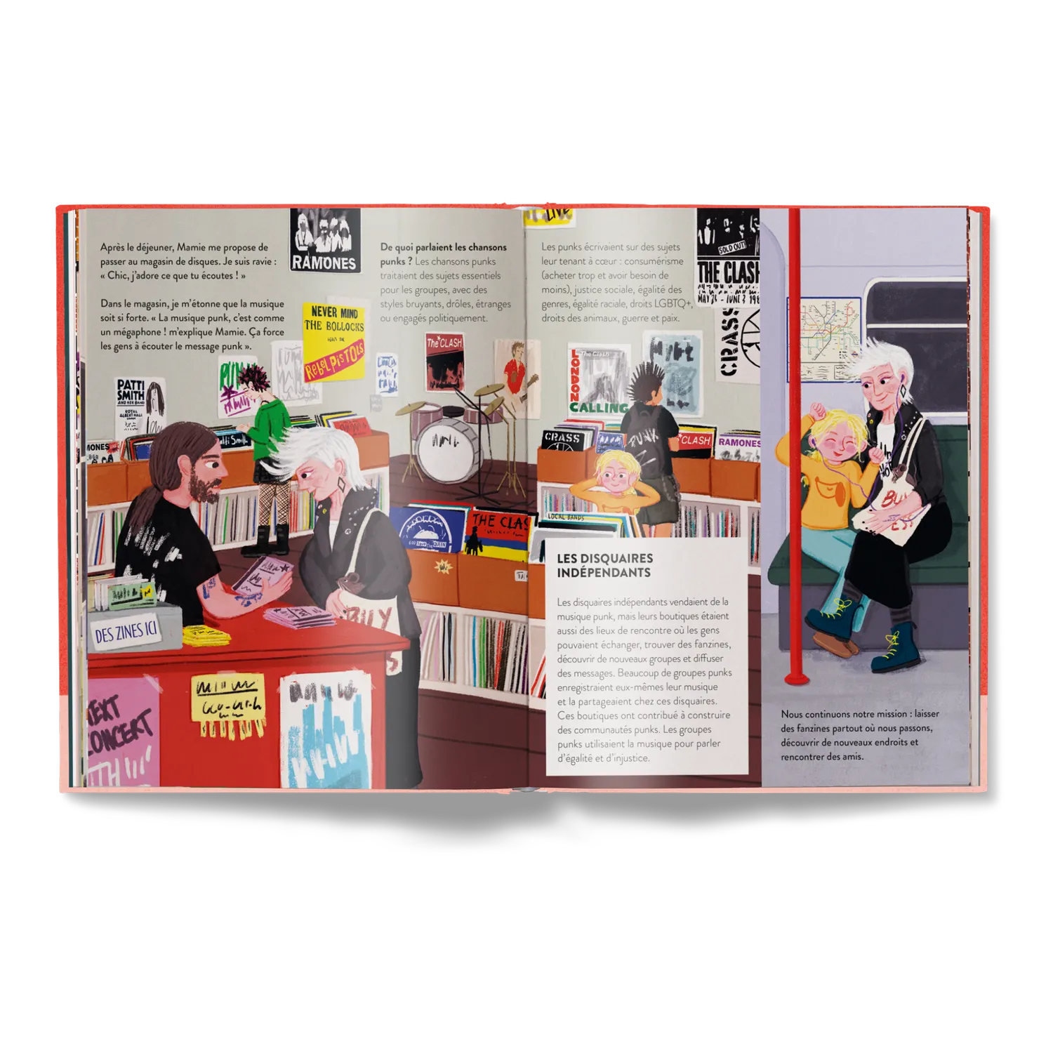 Little Gestalten Ma mamie est une punk Kinderbuch
