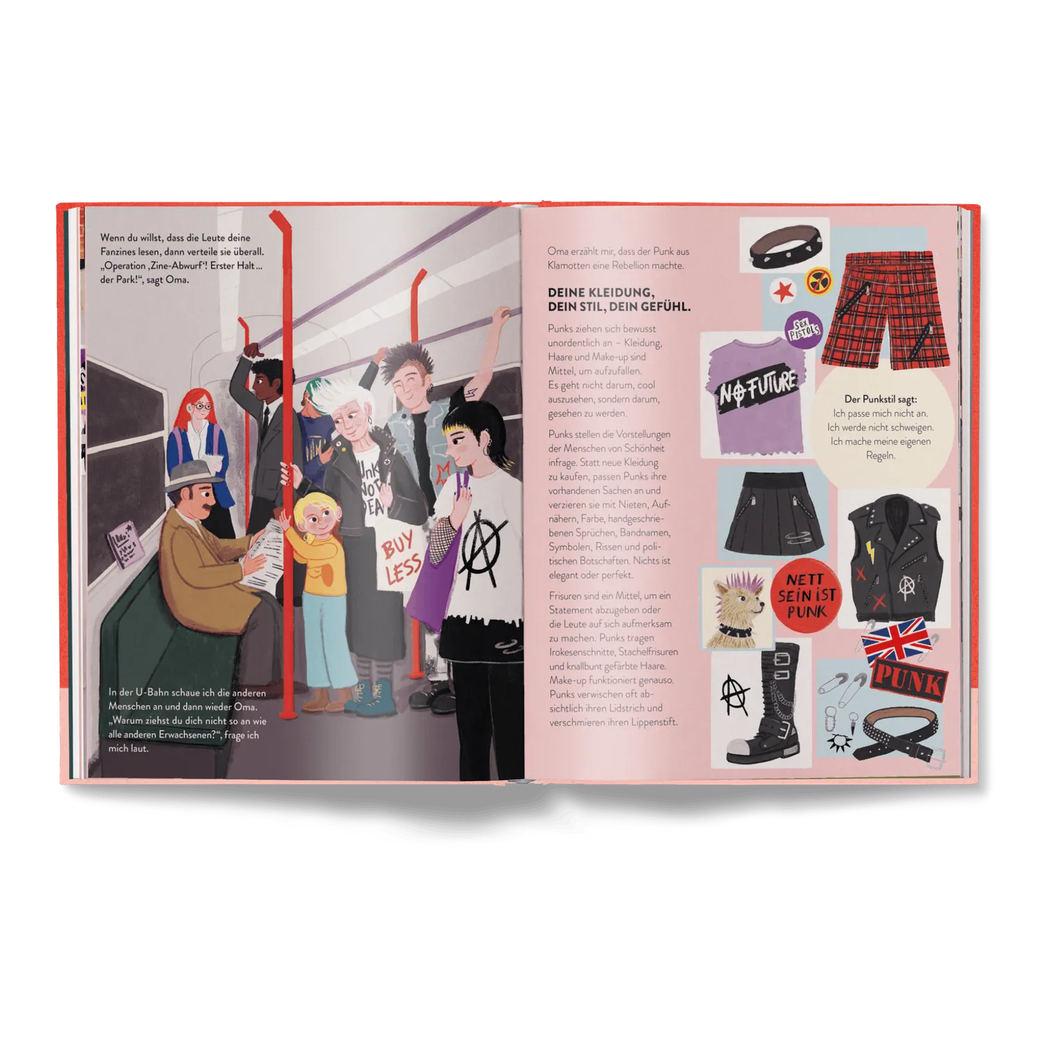 Kleine Gestalten Oma ist ein Punk Bilderbuch DIY
